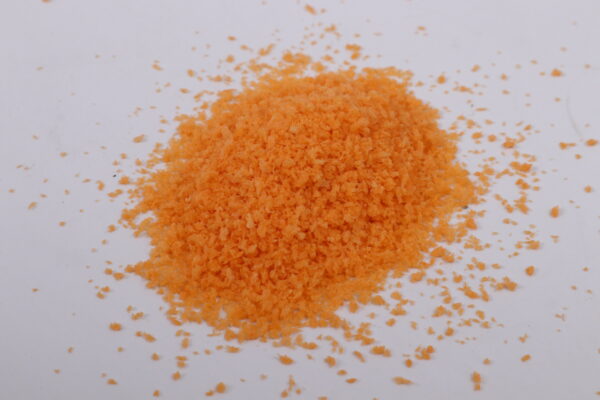 Orange granules 3mm bread crumbs